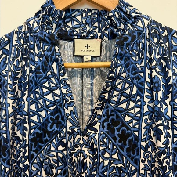 Tuckernuck Crawford Blue and White Floral Dress - Picture 2 of 7